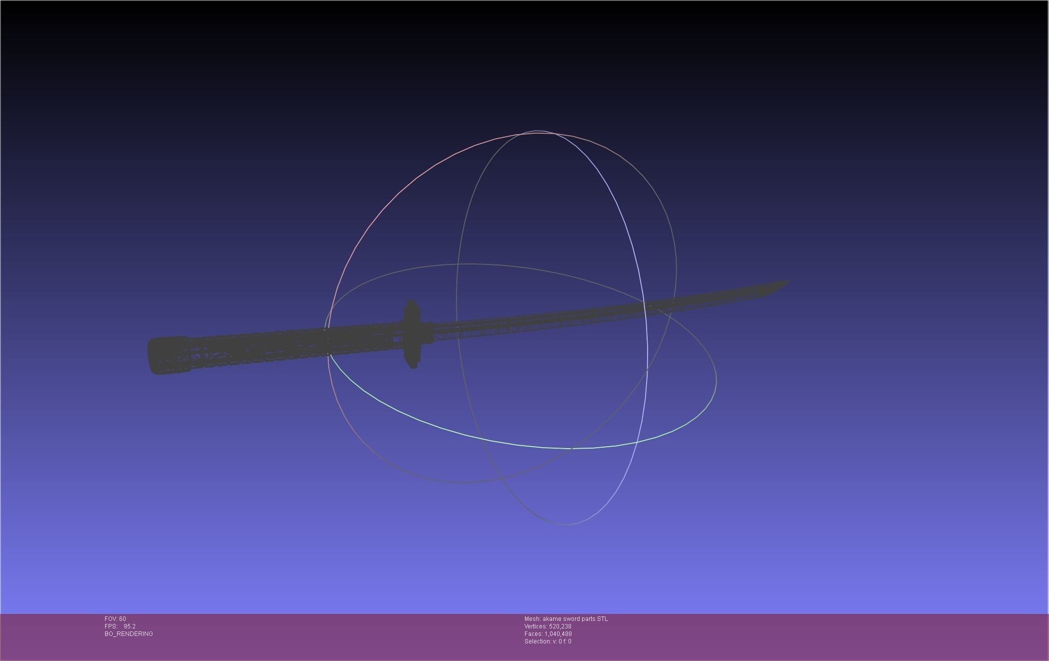 Akame Ga Kill Akame Sword And Sheath Printable Assembly 3D print model_39