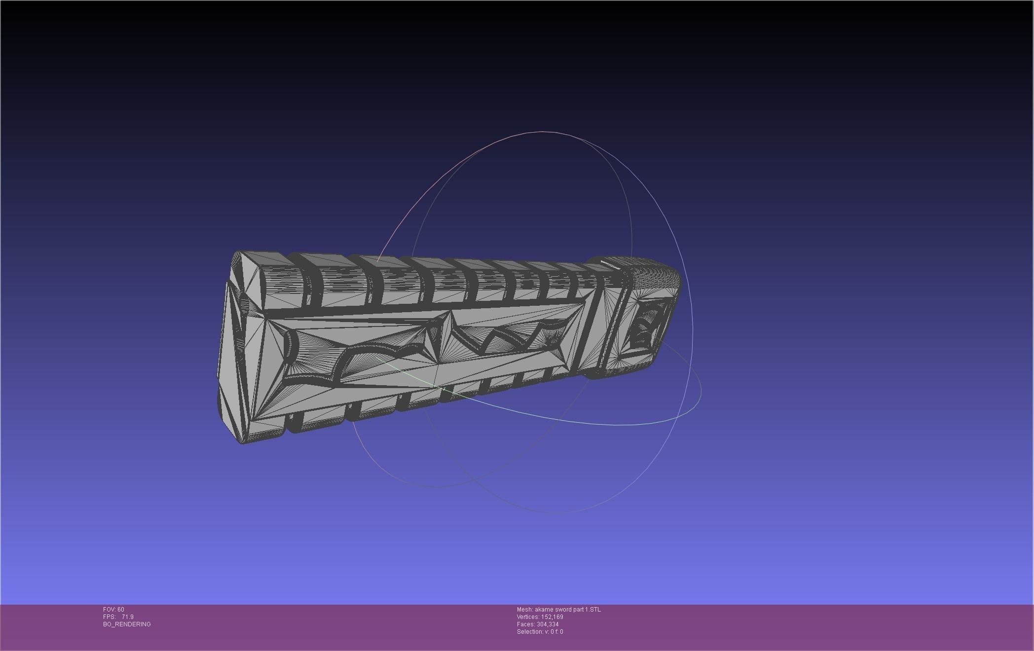 Akame Ga Kill Akame Sword And Sheath Printable Assembly 3D print model_81