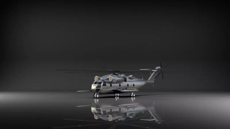 Sikorsky CH53-E Super Stallion helicopter 3D model
