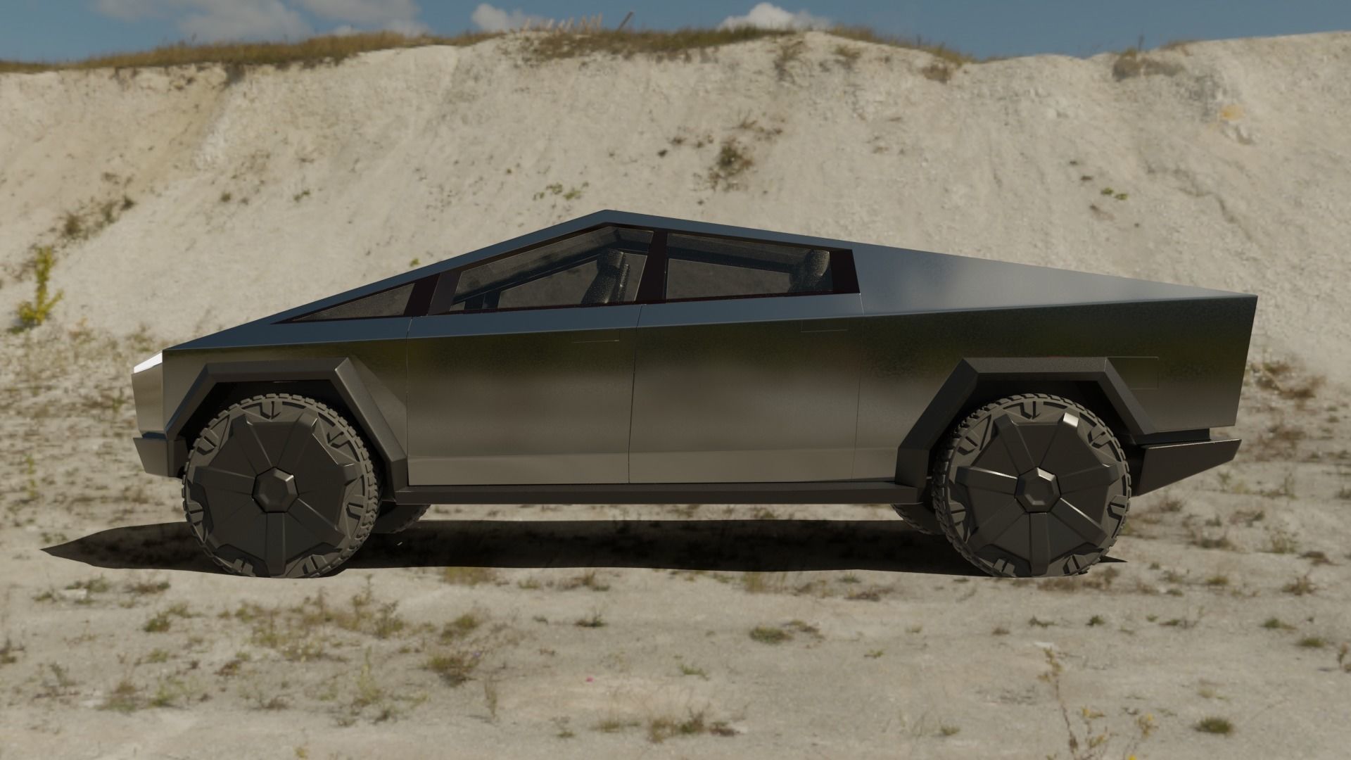 Tesla CYBERTRUCK 3D model_1