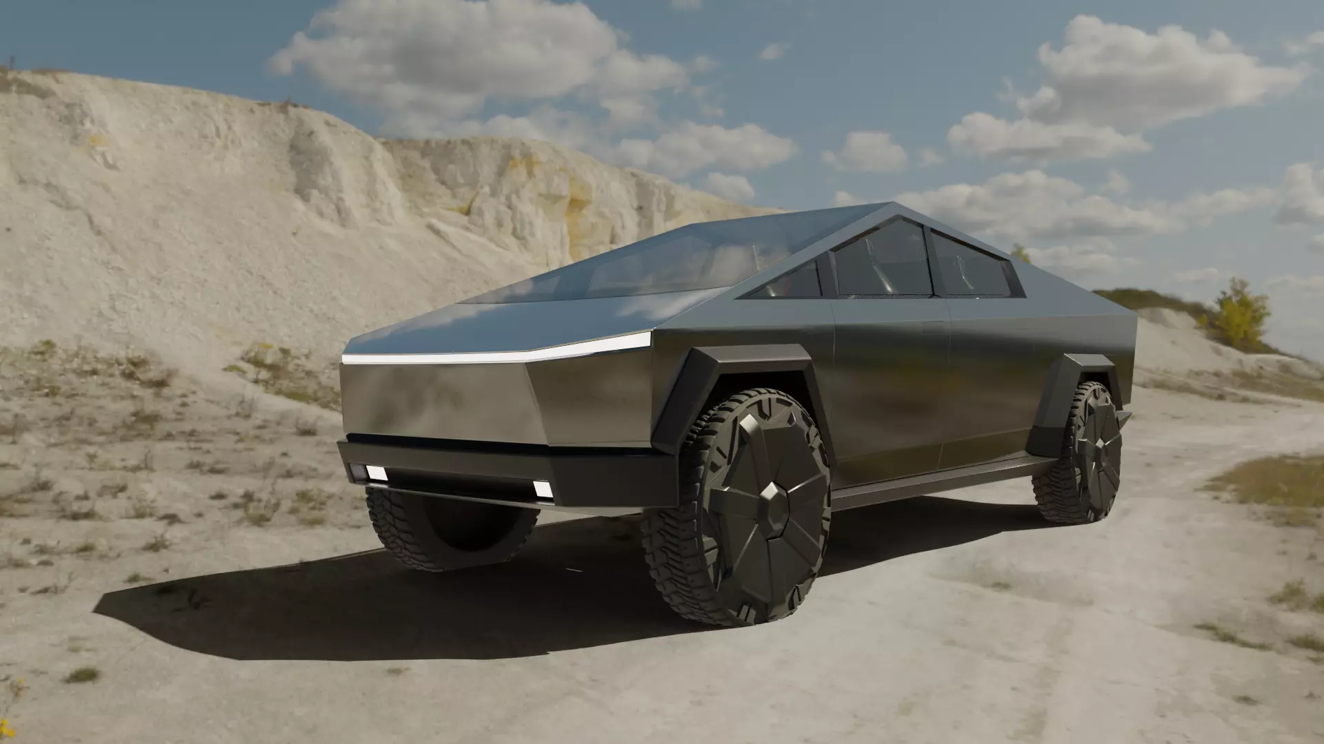 Tesla CYBERTRUCK 3D model_0