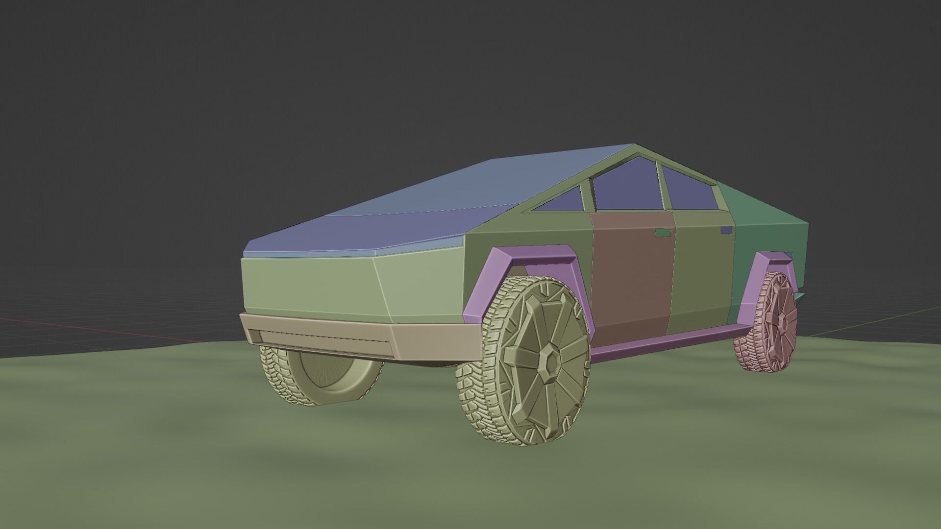 Tesla CYBERTRUCK 3D model_5