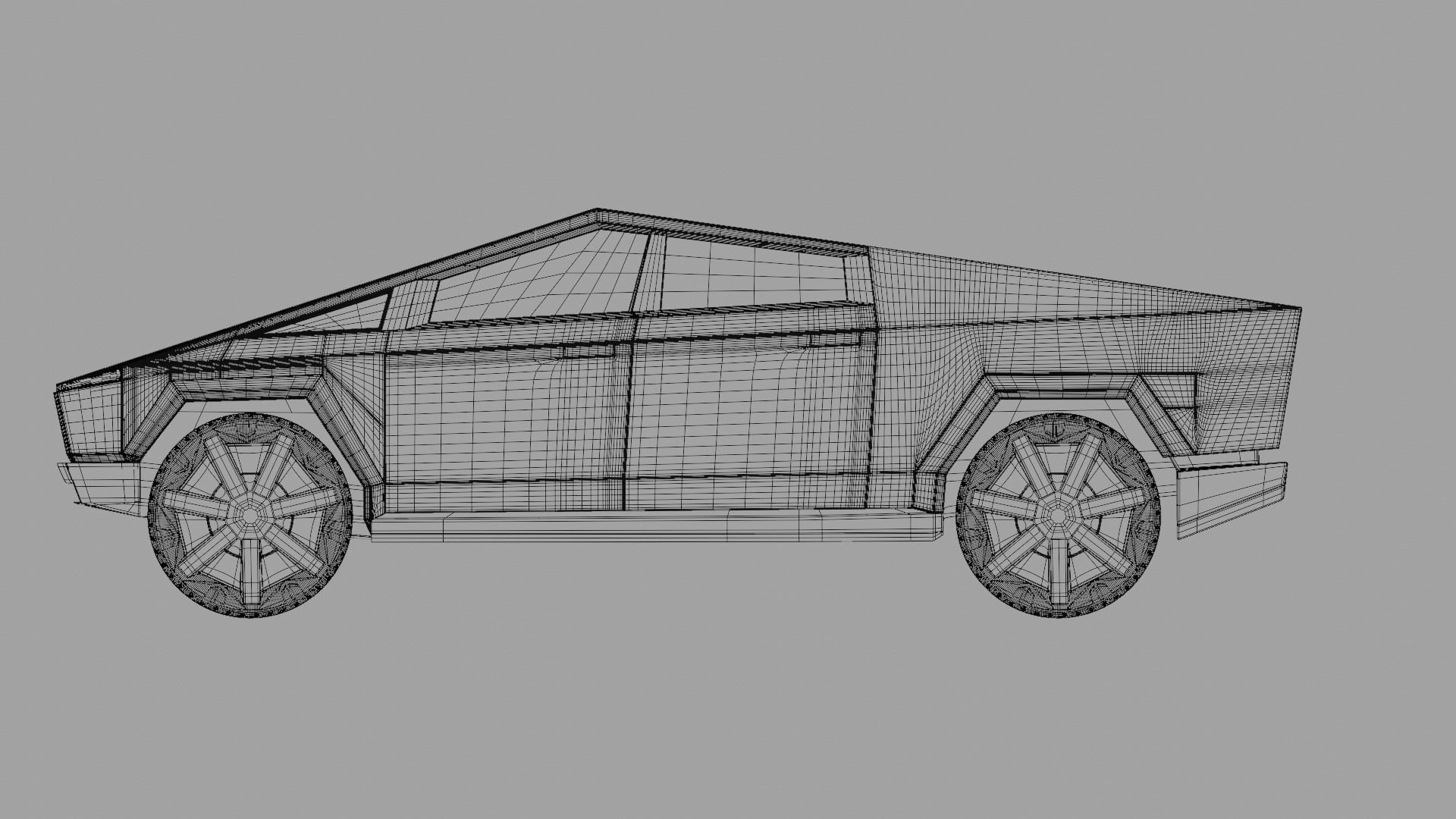 Tesla CYBERTRUCK 3D model_6