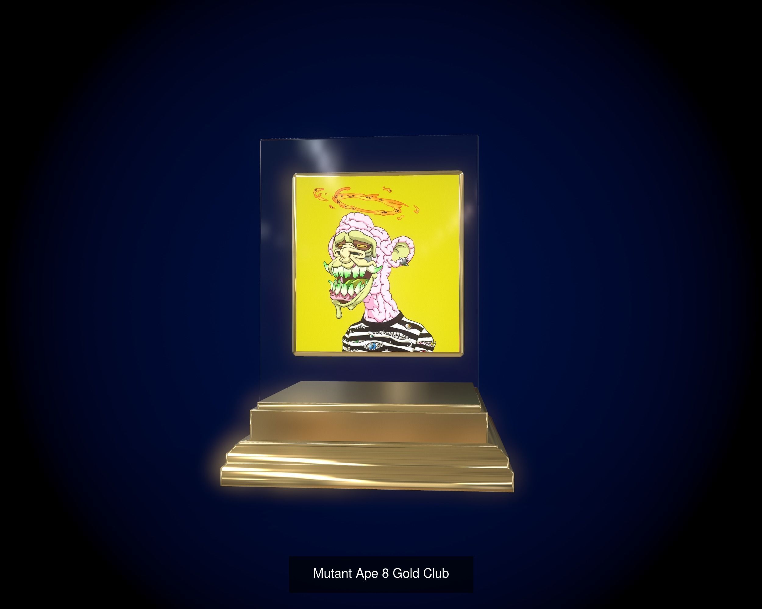 5 Five Mutants Ape Gold Club 3D Model Collection _13