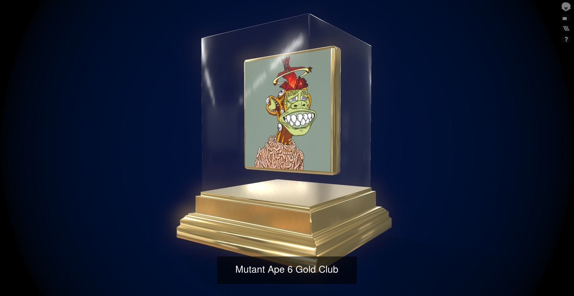 5 Five Mutants Ape Gold Club 3D Model Collection _10