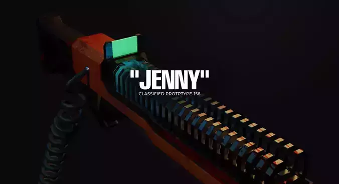 SCI-FI Launcher gun 3D model