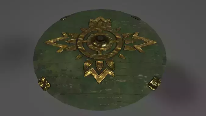 Shield of Rohan Lowpoly PBR Game-Ready