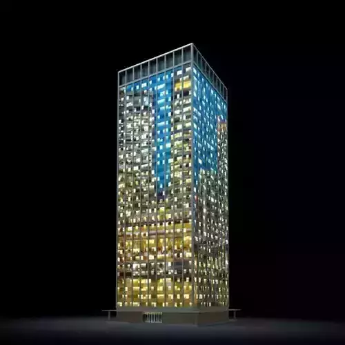 Skyscraper At Night