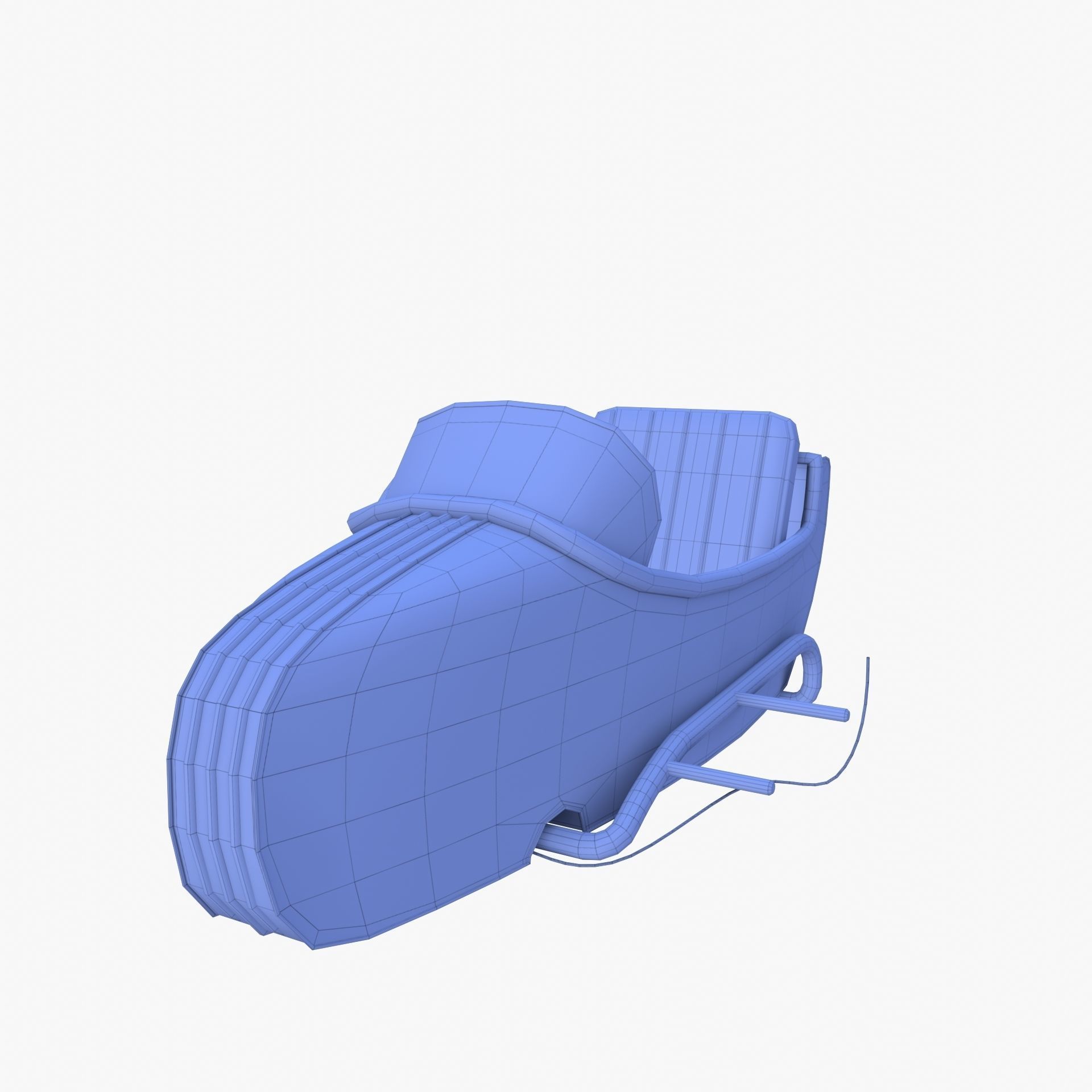 Motorcycle sidecar 3D model_13