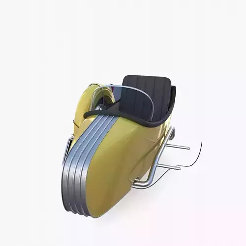 Motorcycle sidecar 3D model