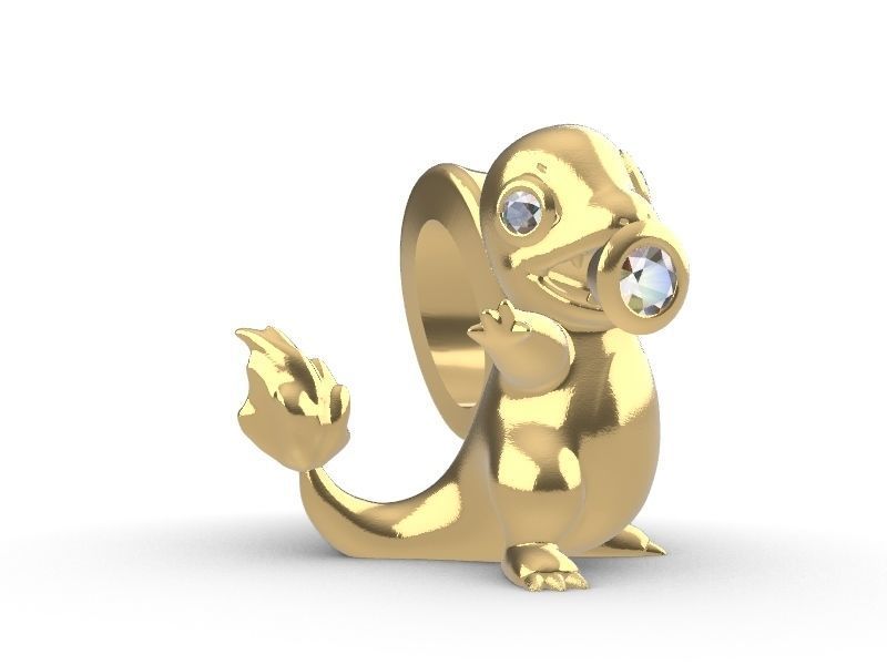 cute Charmander stl file verified 3D print model_5