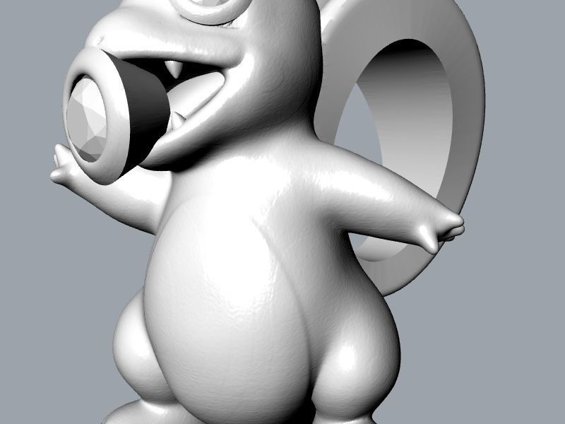cute Charmander stl file verified 3D print model_19