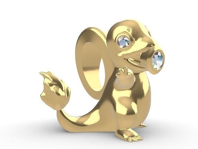 cute Charmander stl file verified 3D print model