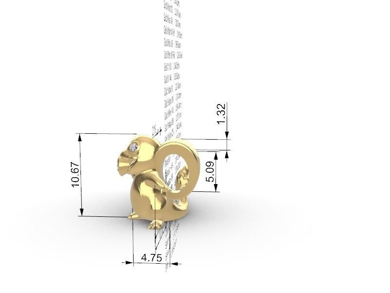 cute Charmander stl file verified 3D print model_14