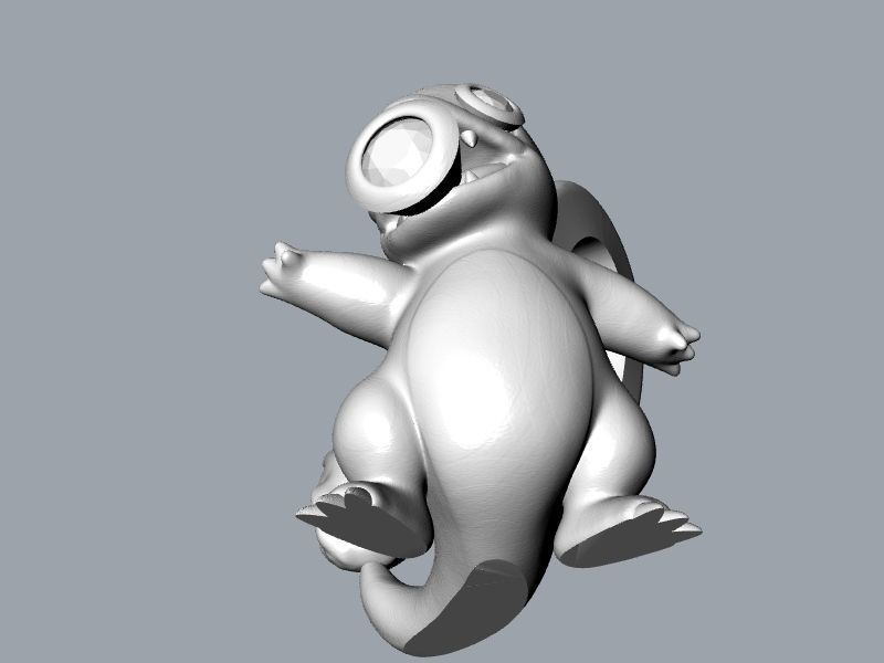cute Charmander stl file verified 3D print model_21