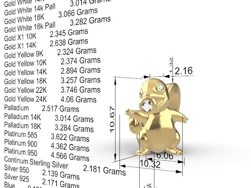 cute Charmander stl file verified 3D print model_7