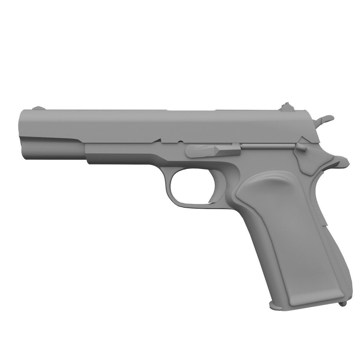 COLT M1911 FREE Free low-poly 3D model_4