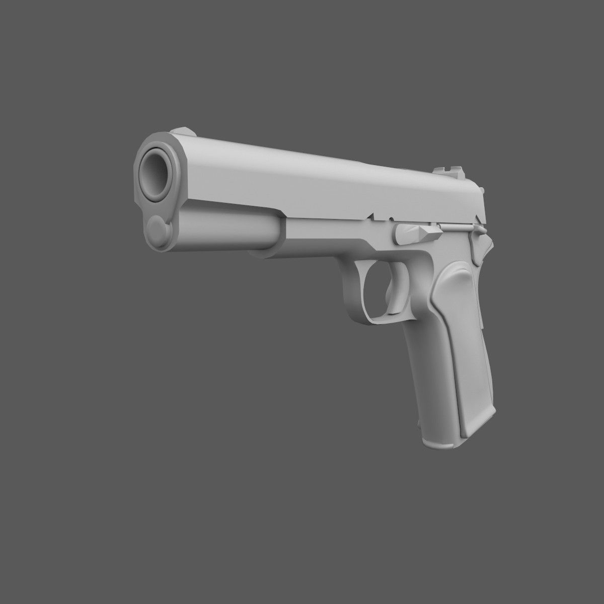 COLT M1911 FREE Free low-poly 3D model_2