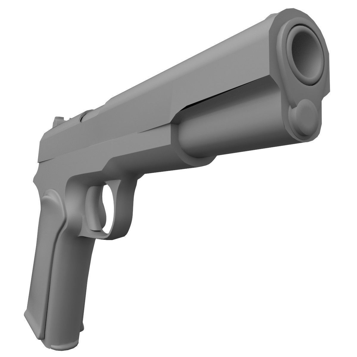 COLT M1911 FREE Free low-poly 3D model_5