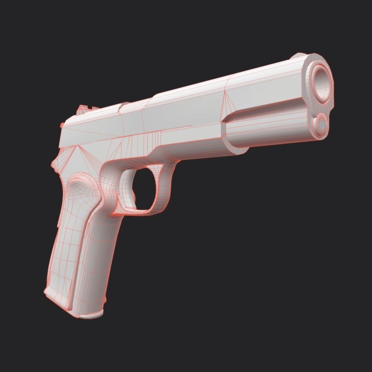COLT M1911 FREE Free low-poly 3D model_10