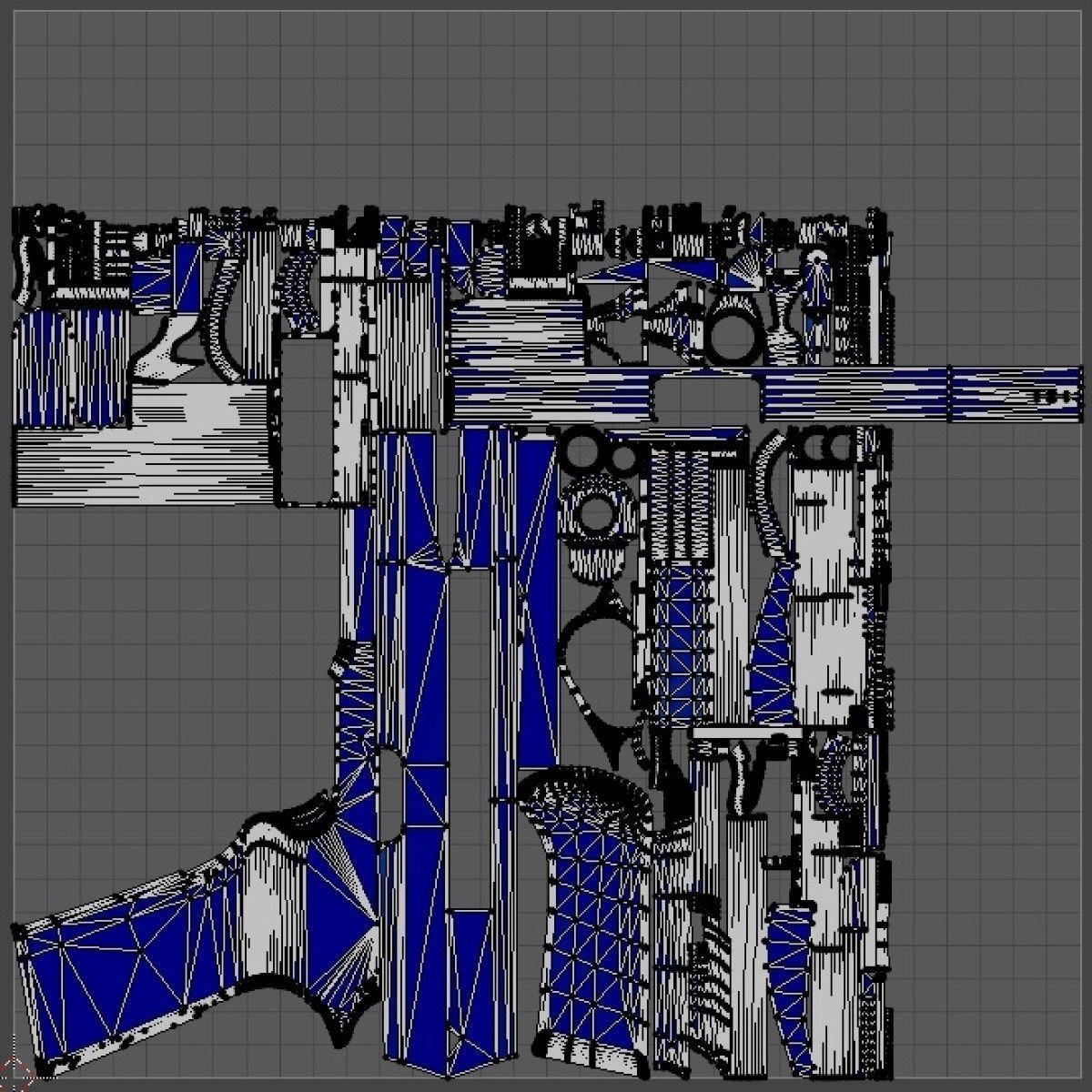 COLT M1911 FREE Free low-poly 3D model_12