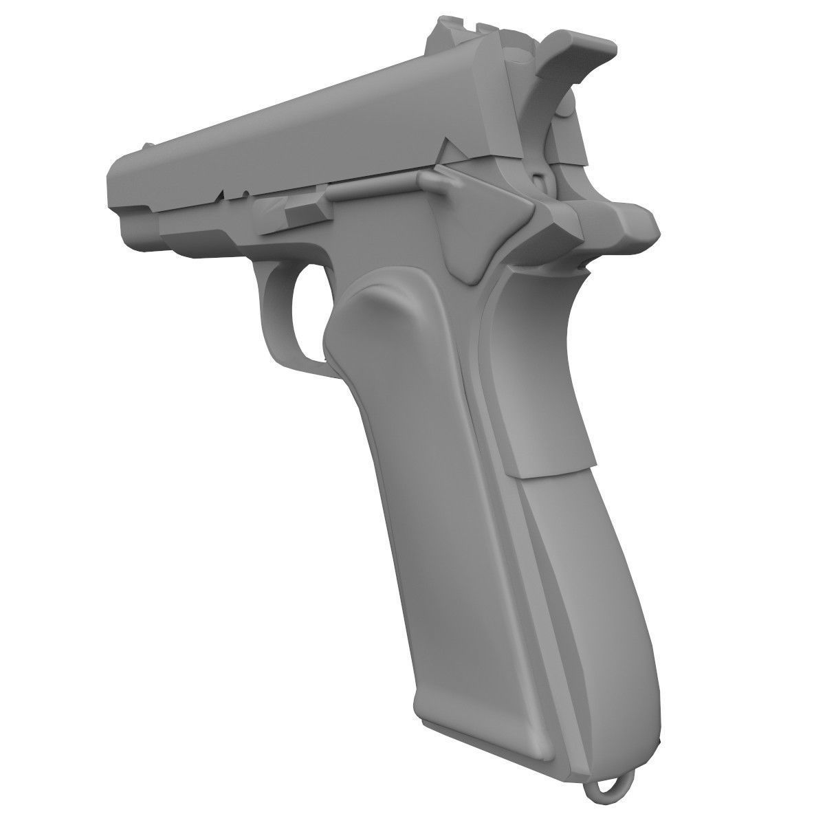COLT M1911 FREE Free low-poly 3D model_6