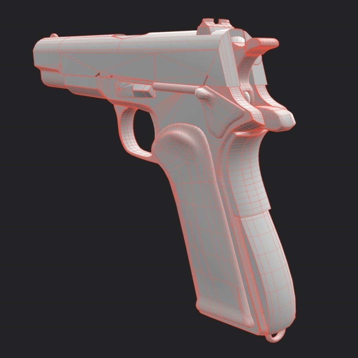 COLT M1911 FREE Free low-poly 3D model_11