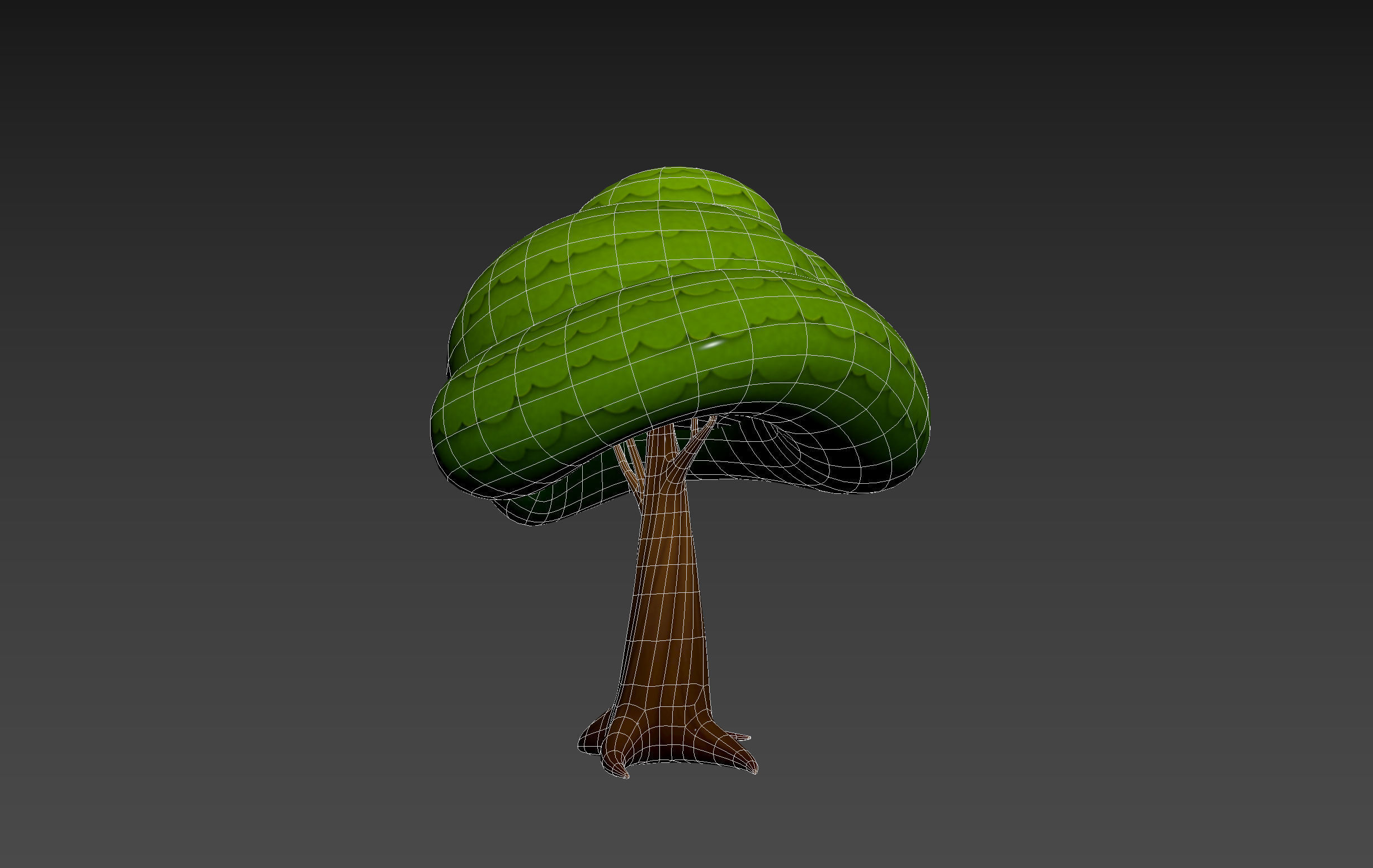 Cartoon Tree 004 3D model_18