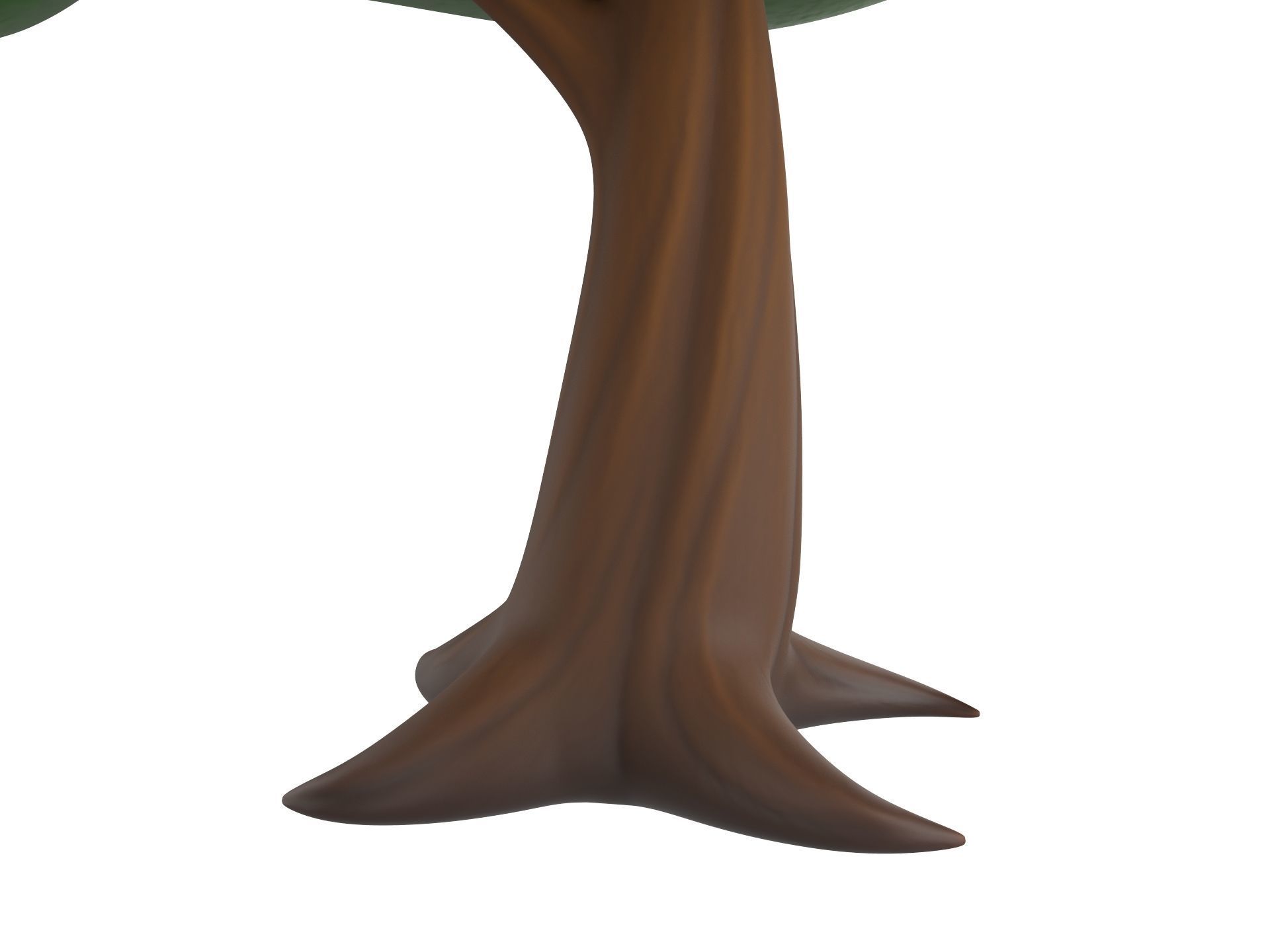 Cartoon Tree 004 3D model_9