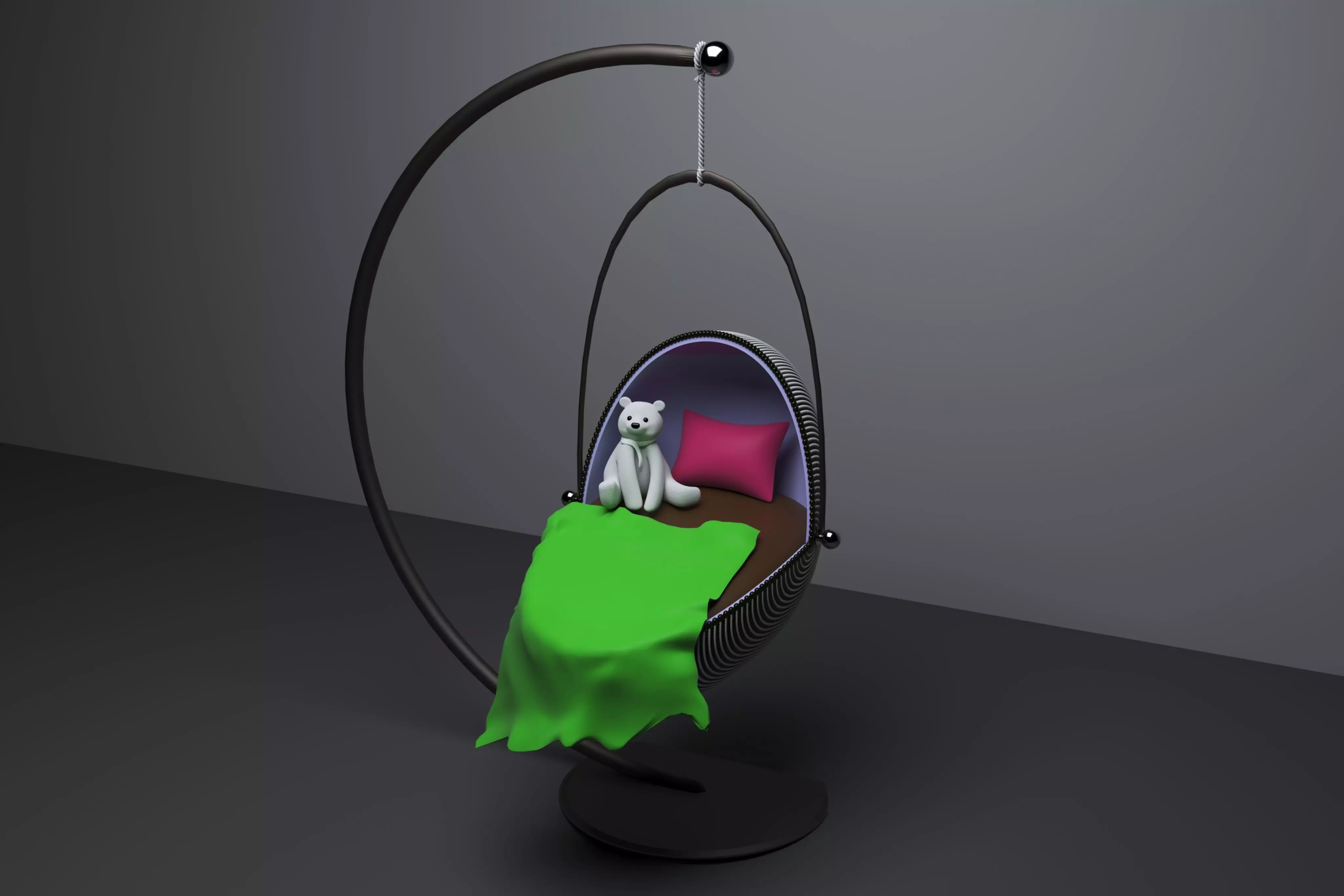 hanging chair  Free 3D print model_0