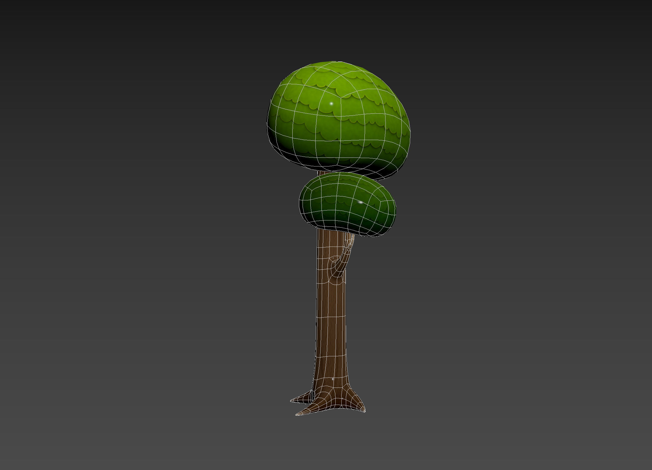 Cartoon Tree 005 3D model_15