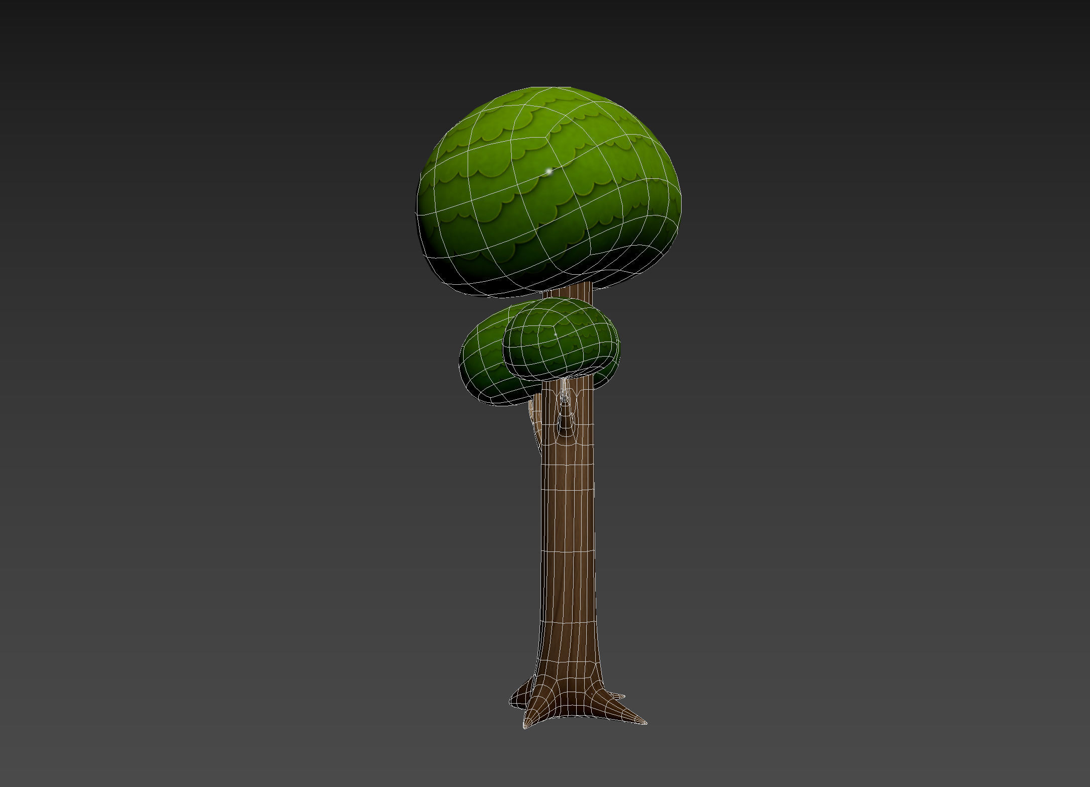 Cartoon Tree 005 3D model_18