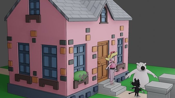 Linda Lovely House 3D model