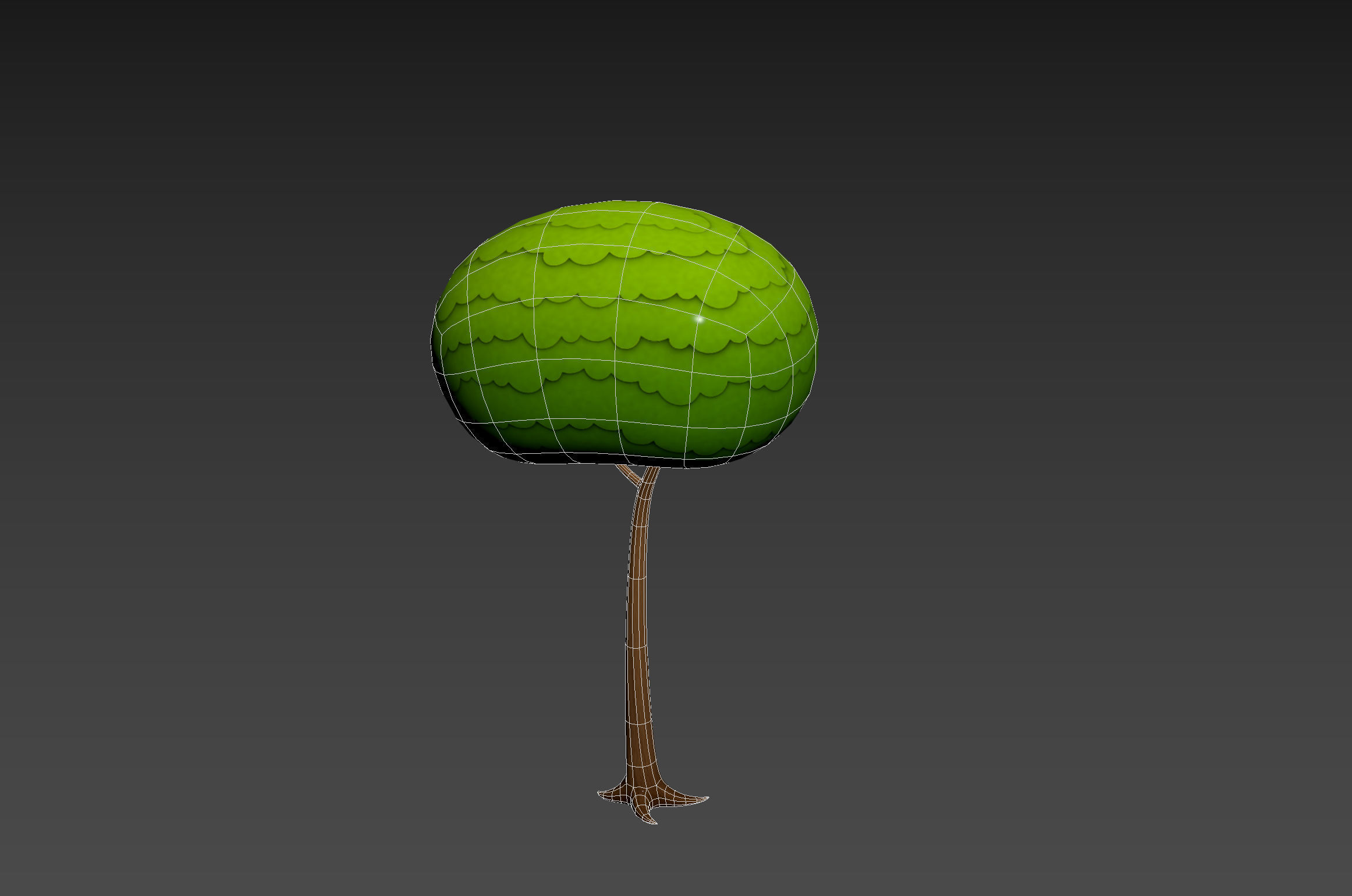 Cartoon Tree 006 3D model_20
