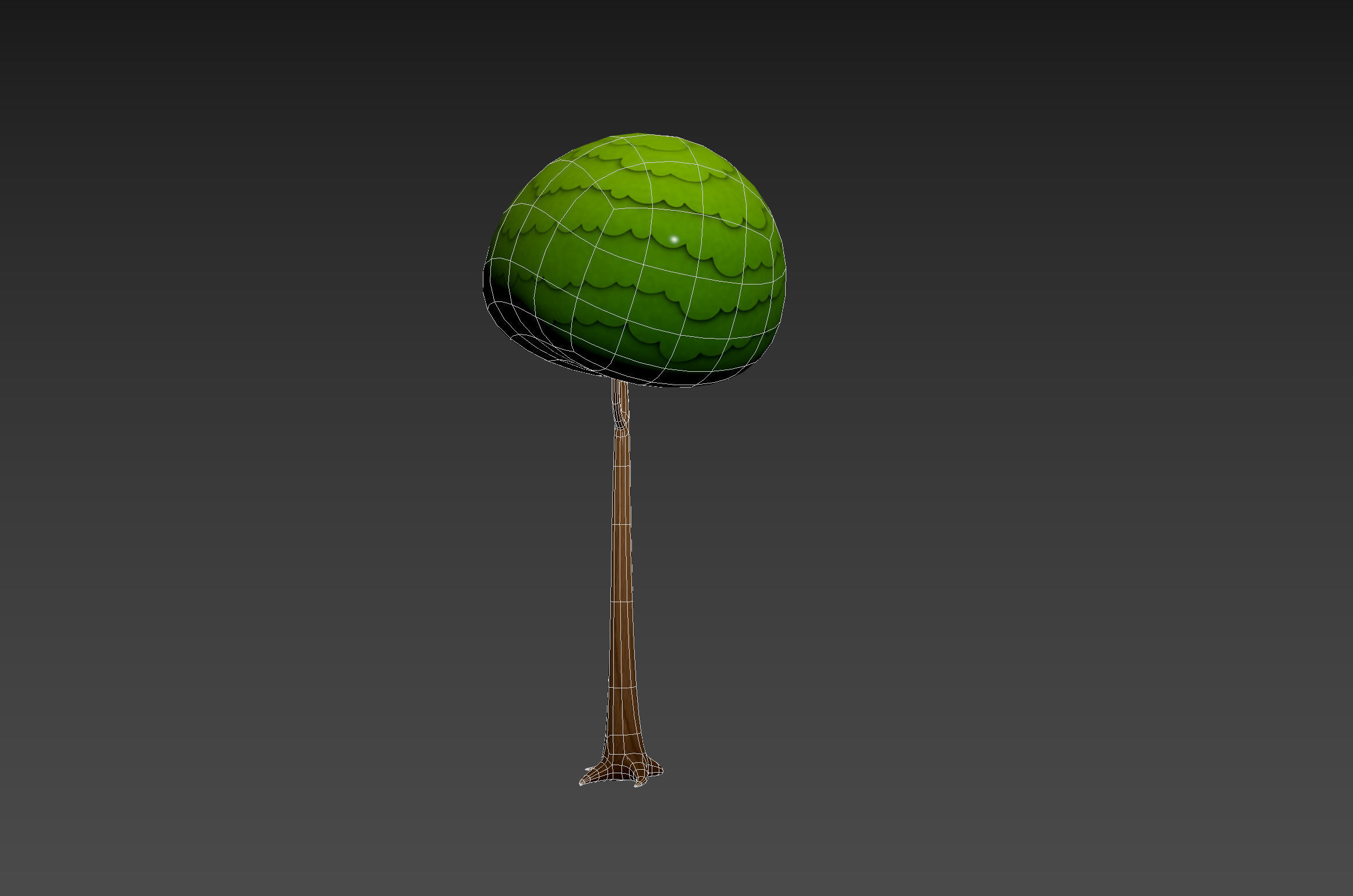 Cartoon Tree 006 3D model_15