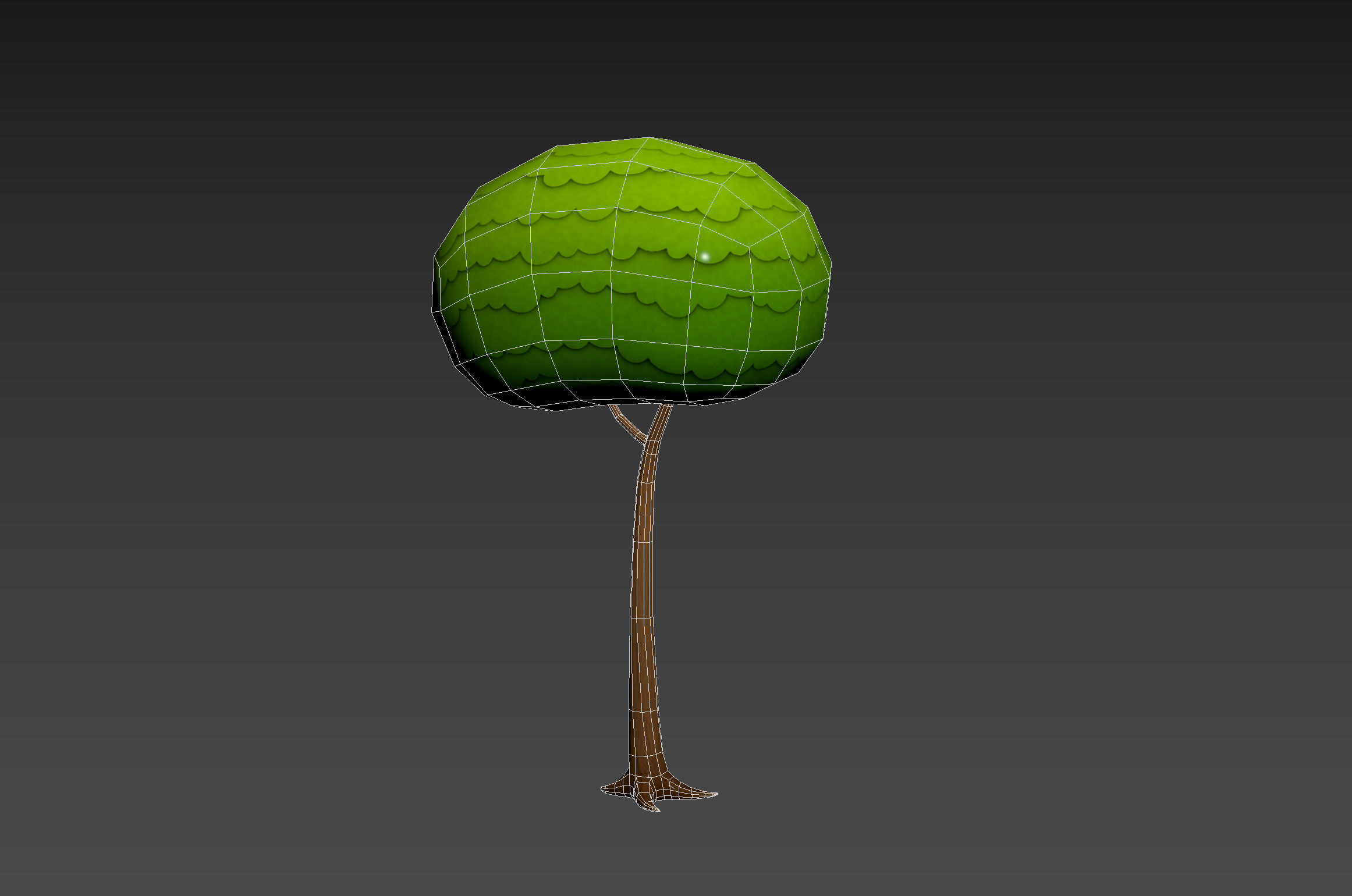 Cartoon Tree 006 3D model_11