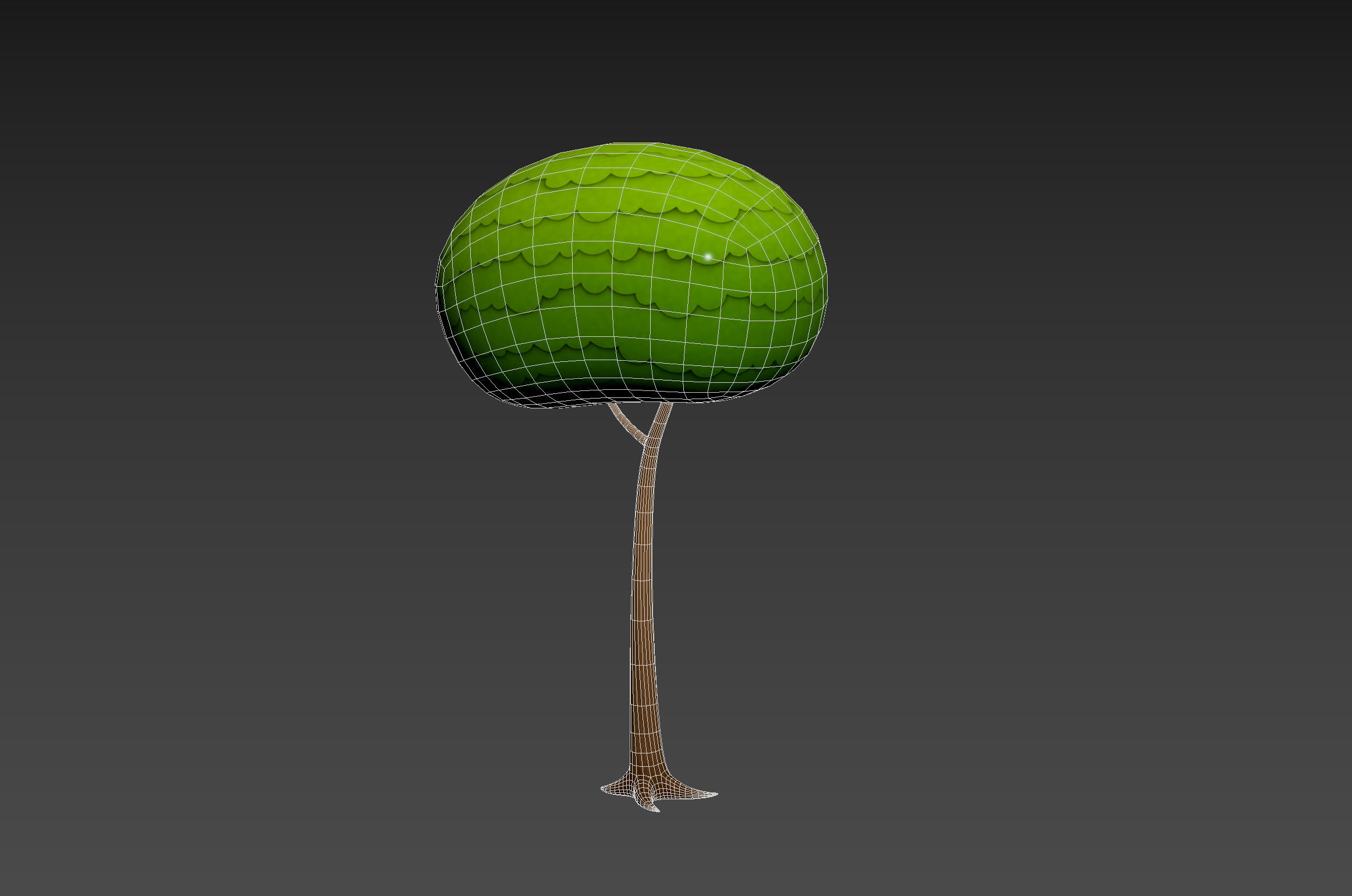 Cartoon Tree 006 3D model_12