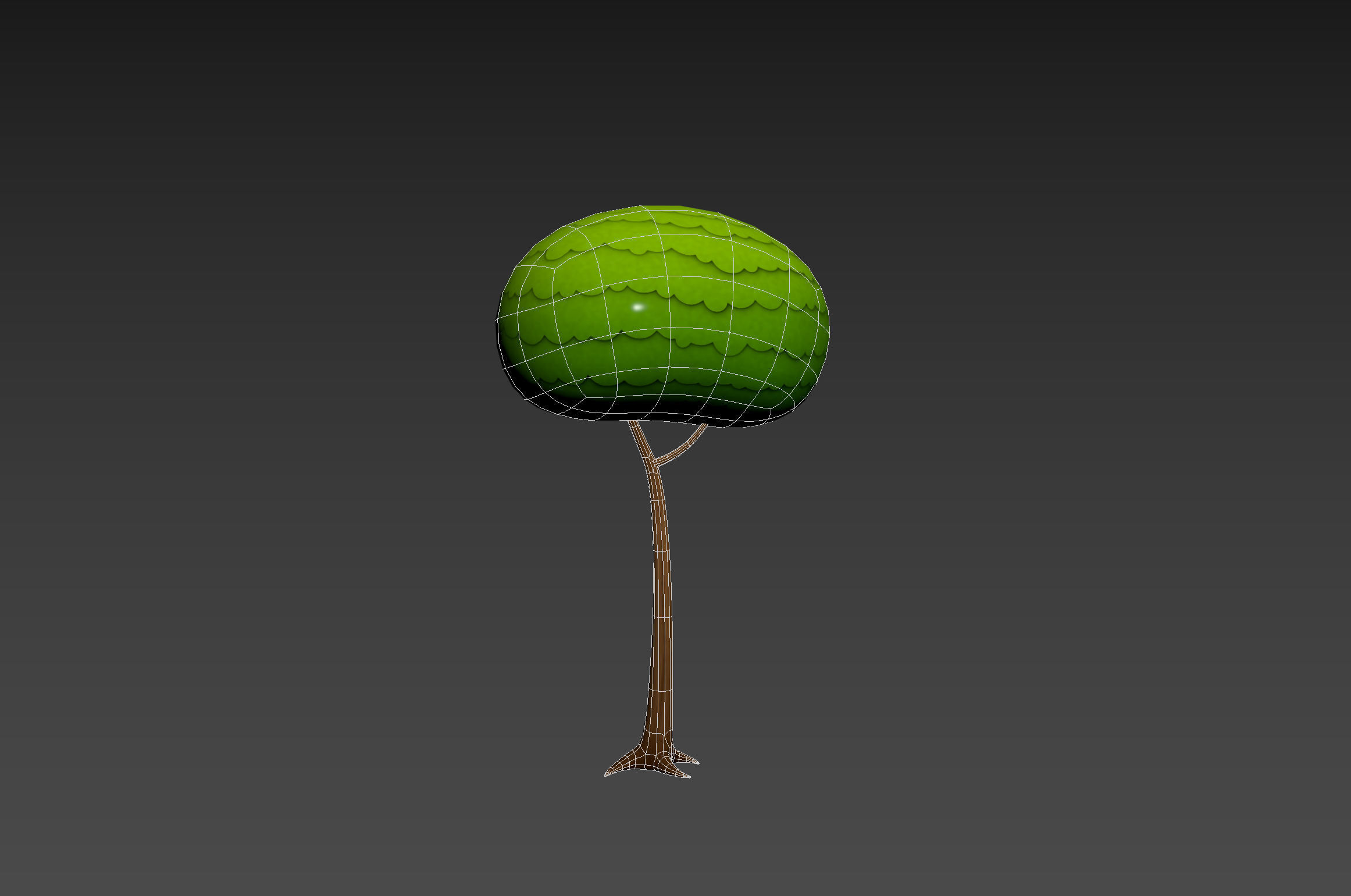 Cartoon Tree 006 3D model_17