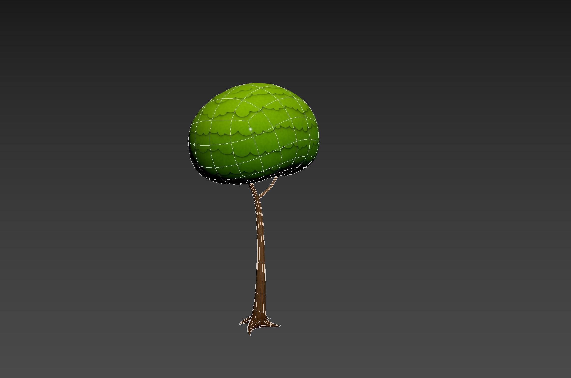 Cartoon Tree 006 3D model_18