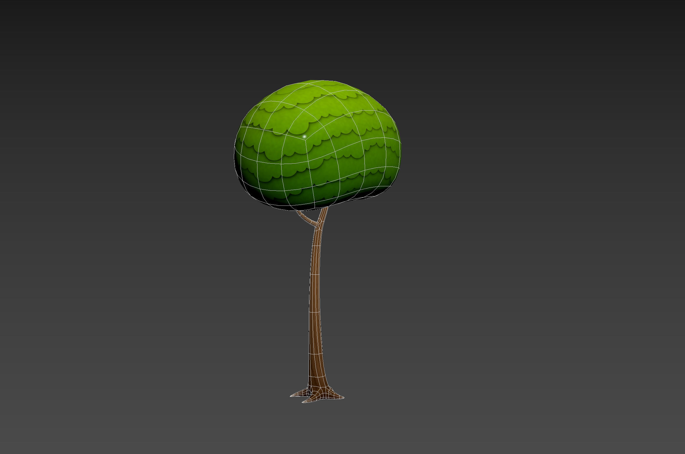 Cartoon Tree 006 3D model_14