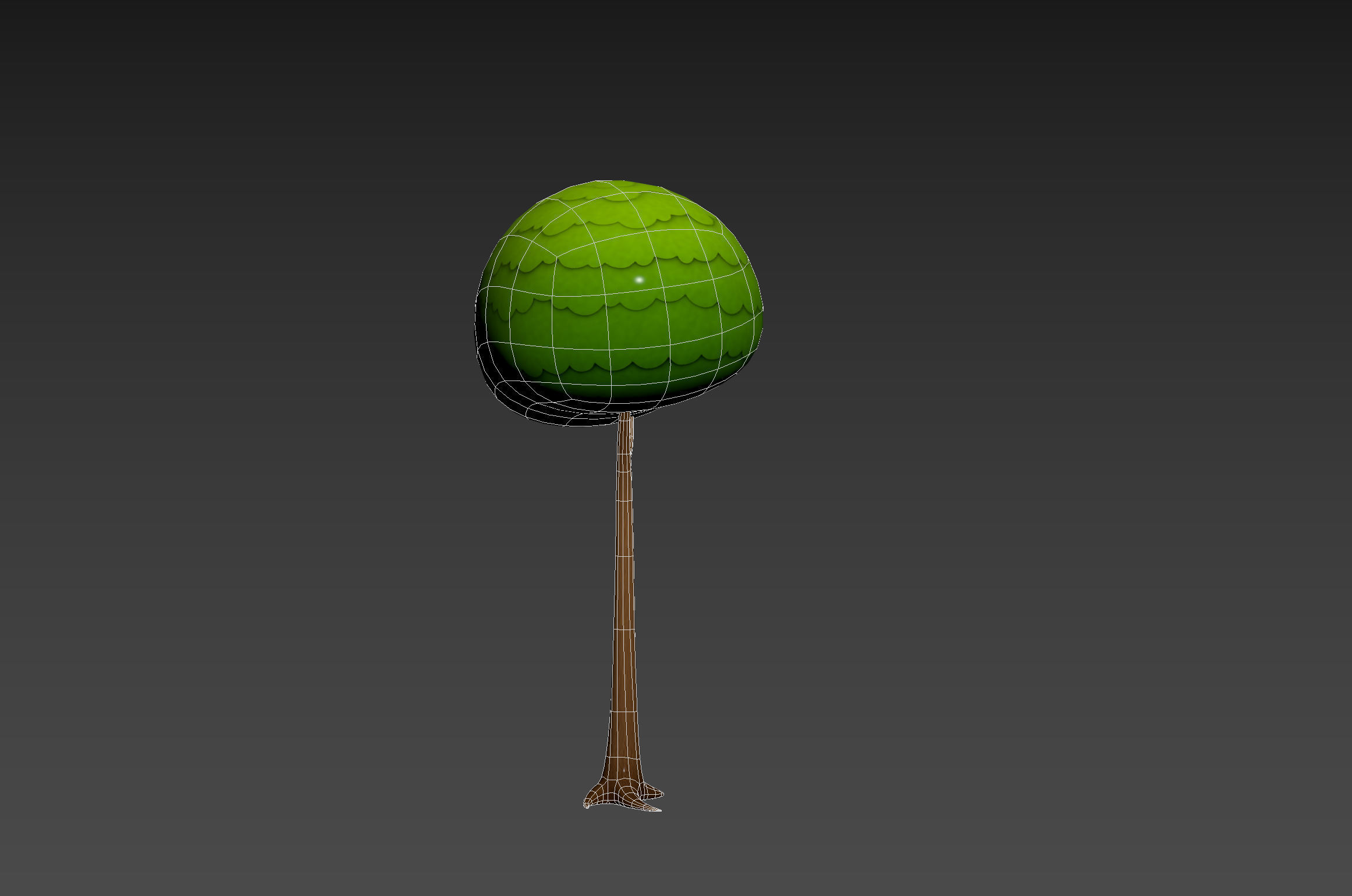 Cartoon Tree 006 3D model_19