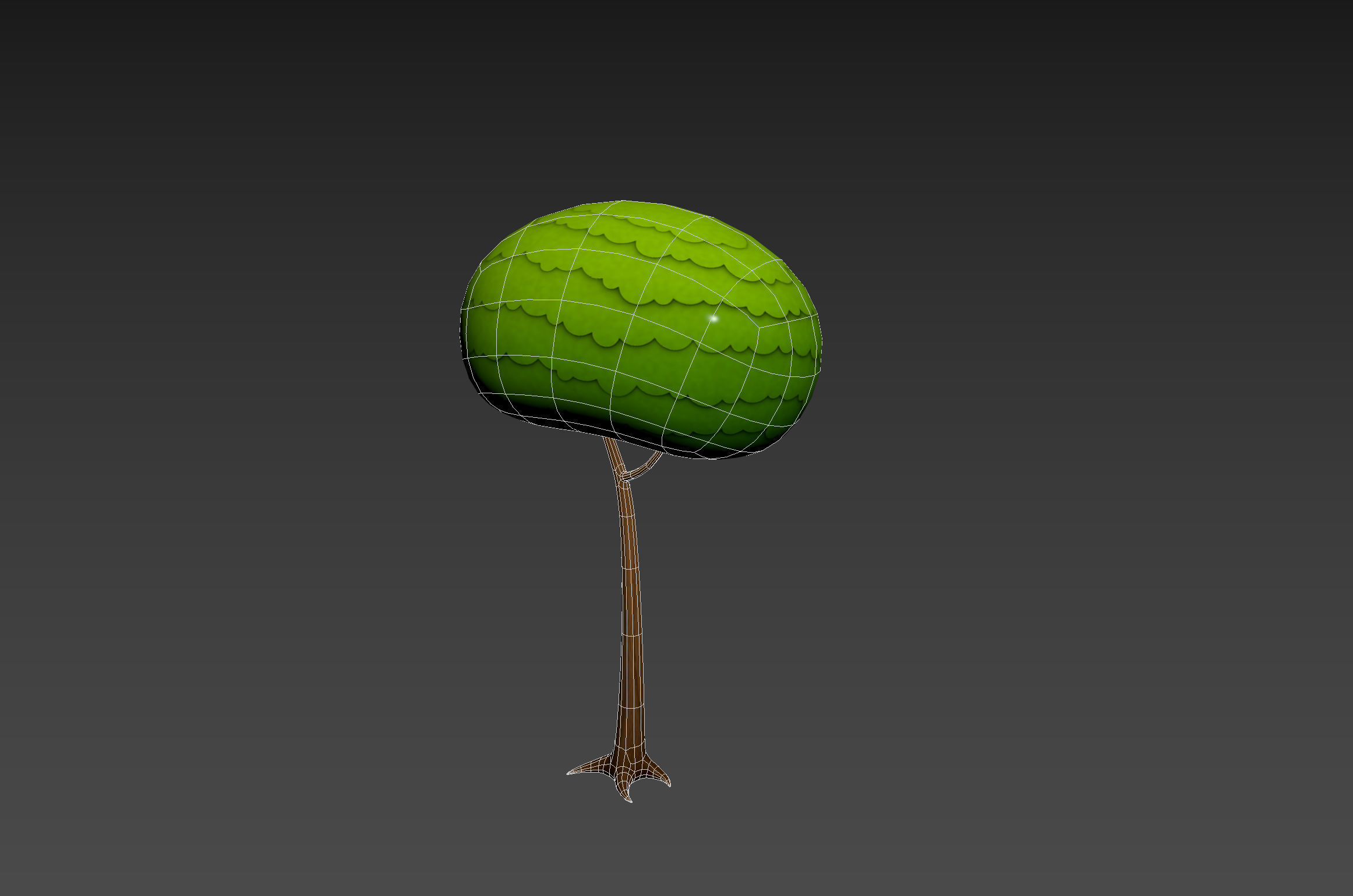 Cartoon Tree 006 3D model_16