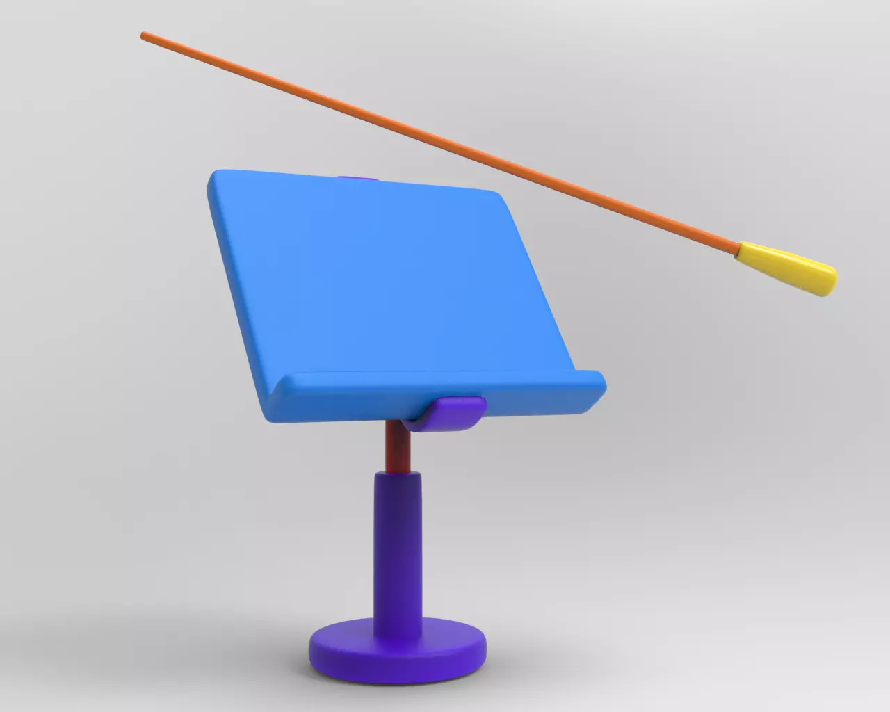 Partitur Stand Baby Free low-poly 3D model