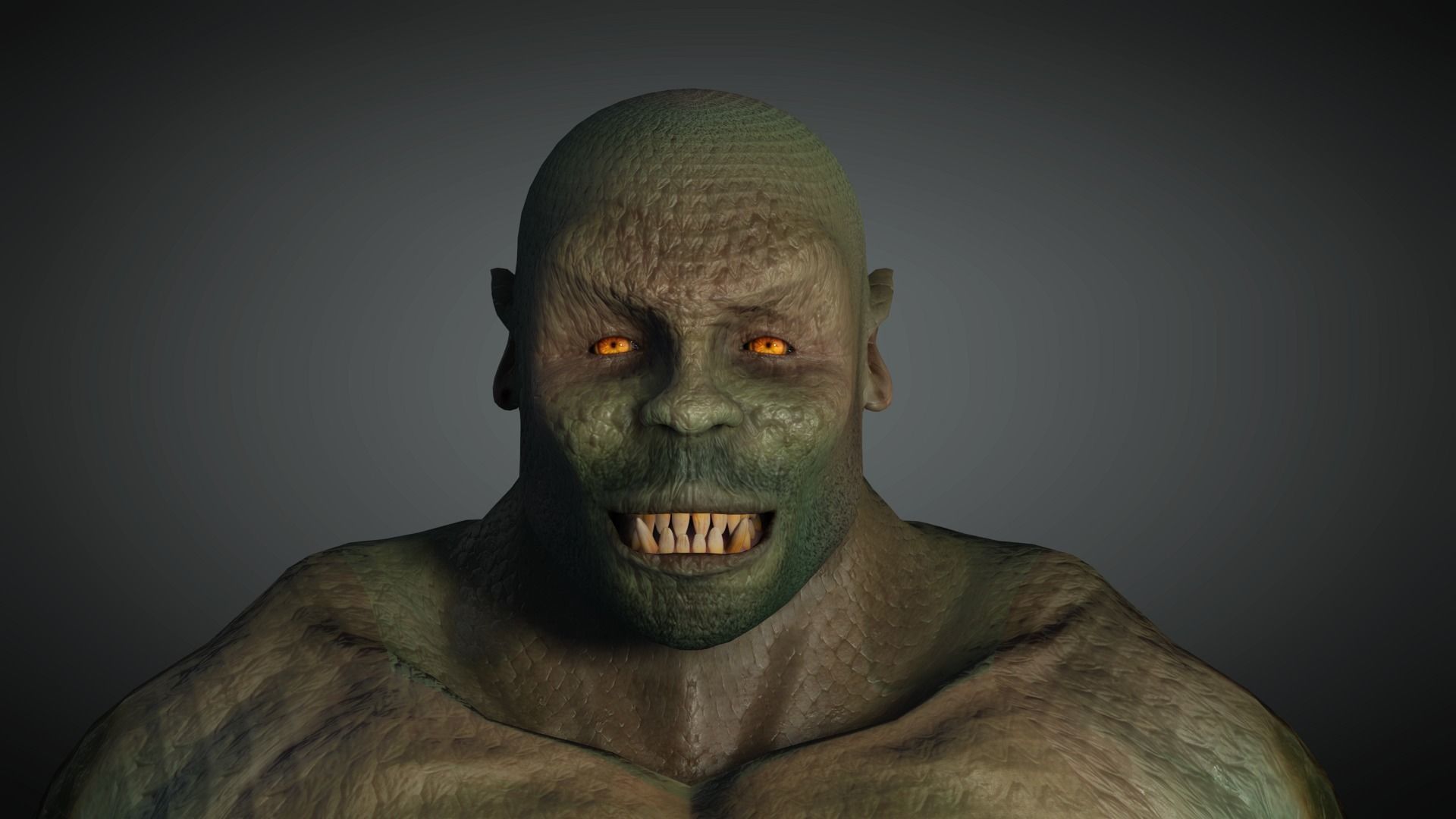 AAA Comics  Character  08  Killer Crock Low-poly 3D model_10