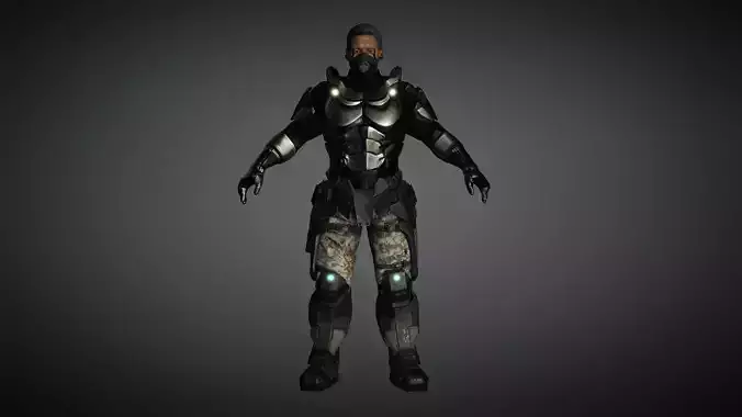 AAA Sci-Fi  Male  Character 01