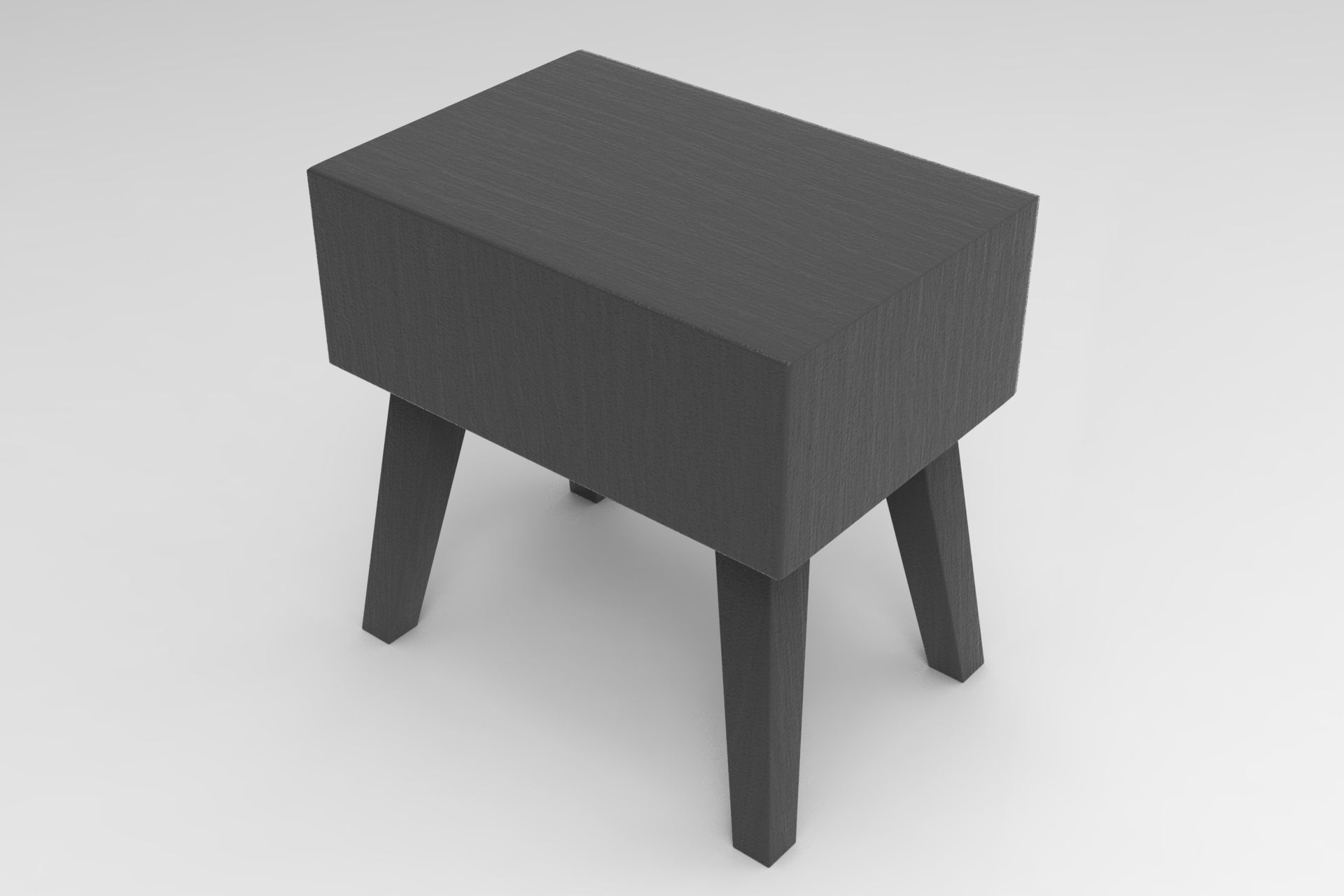 LC Commode Low-poly 3D model_2