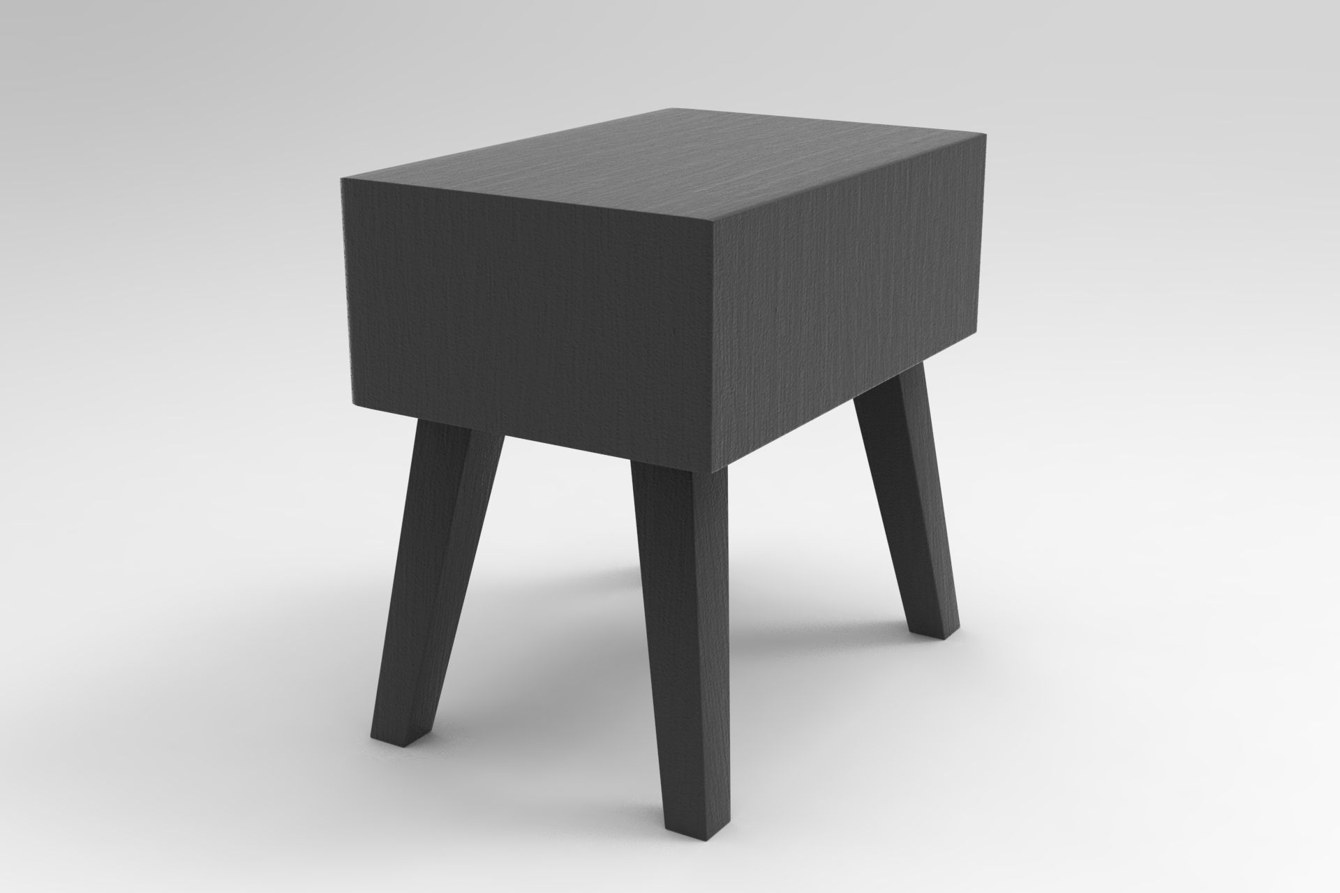 LC Commode Low-poly 3D model_3