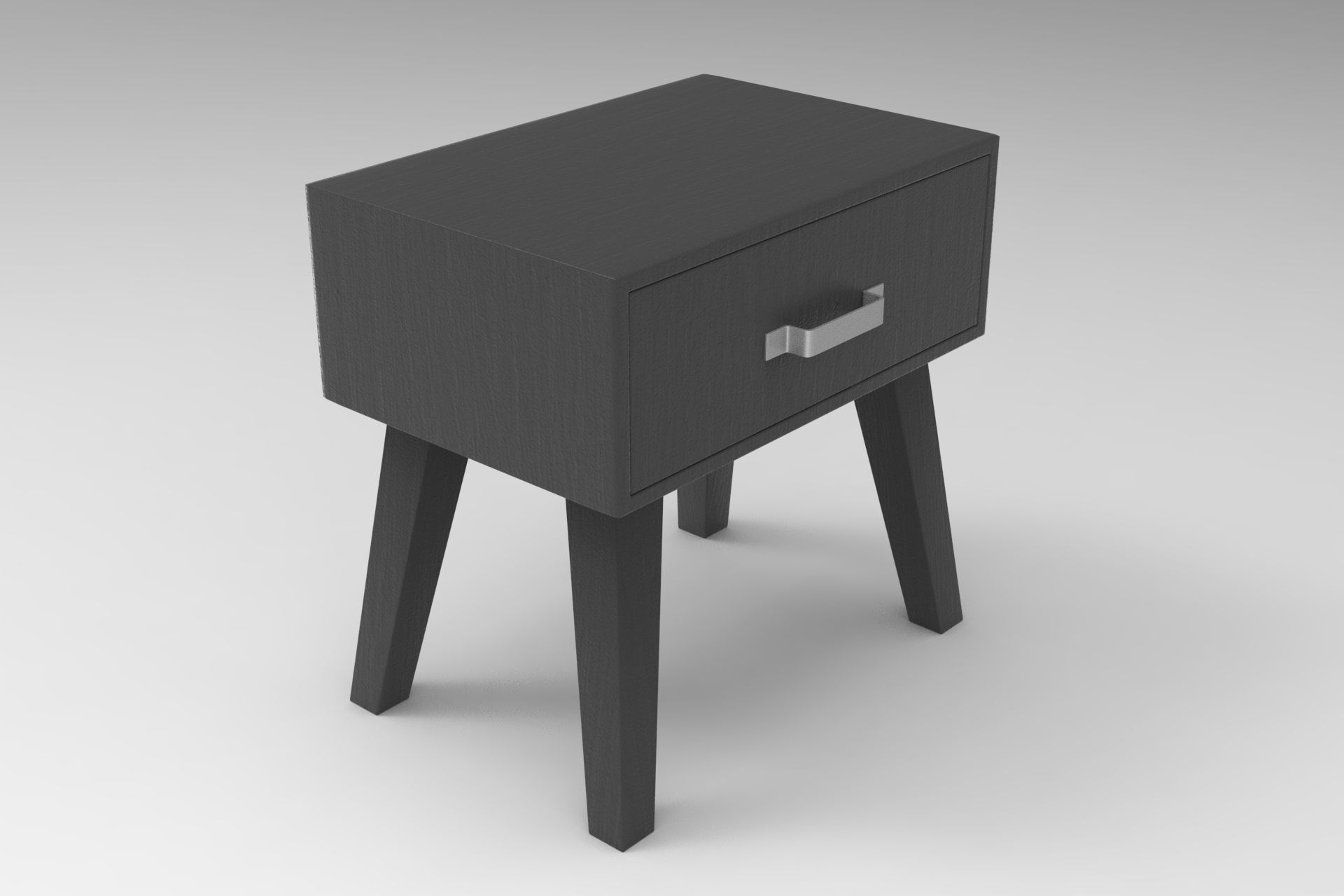 LC Commode Low-poly 3D model_1