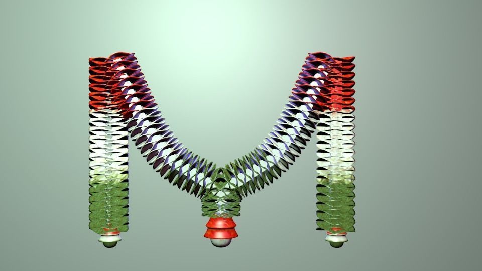 Garland Flower 3D model_1