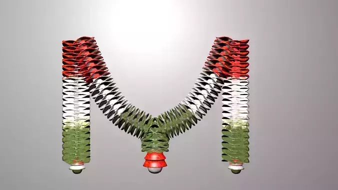 Garland Flower 3D model
